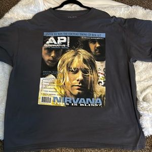 RARE Urban outfitters,Nirvana graphic T-shirt.This is Bliss size|small oversized